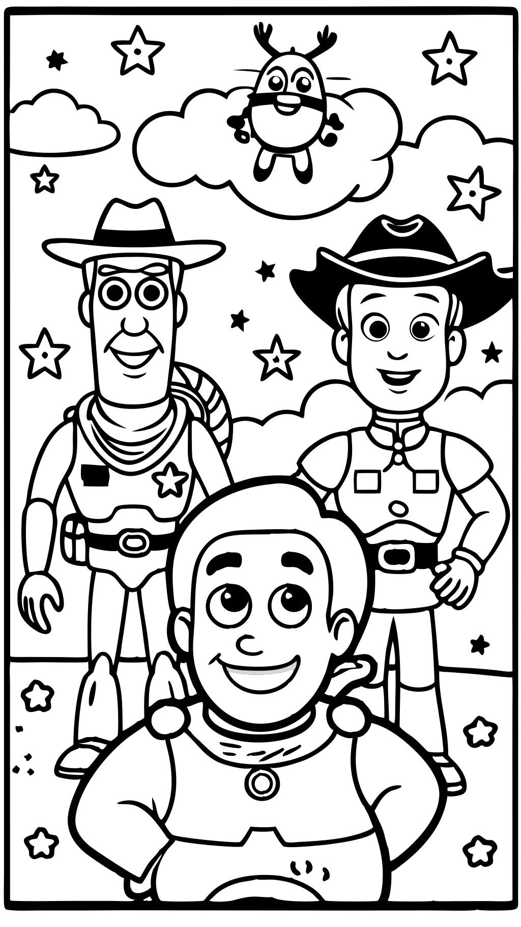 color pages toy story